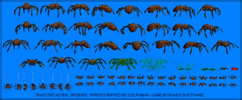 The Spriters Resource Full Sheet View Shadowcaster Spiders