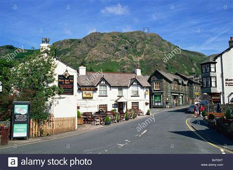 England Cumbria Lake District Coniston Town Stock Photo