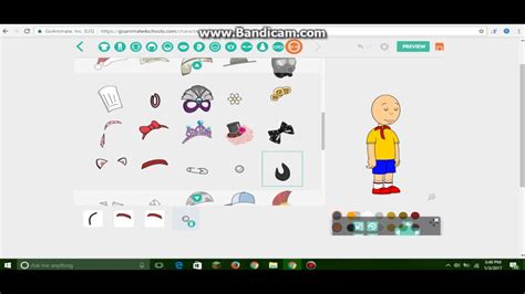 Caillou Goanimate Maker
