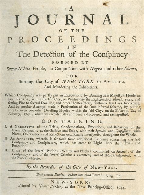 New York Conspiracy Of 1741 Alchetron The Free Social Encyclopedia