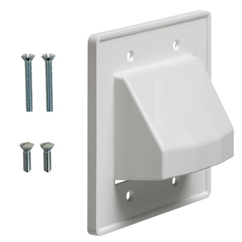 Cable Pass Through Wall Plate Double Gang Stainless Steel Rtc Electronics