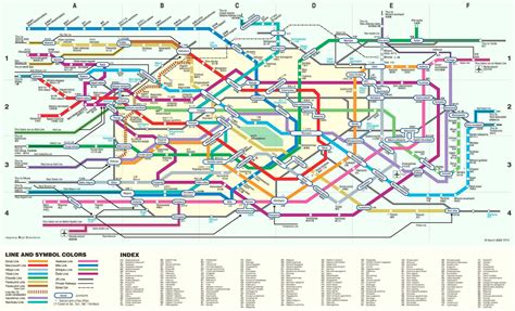 Japan Rail Map Tokyo