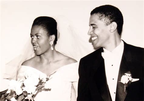 Michelle And Barack Obama Wedding Picture And Quotes Popsugar Celebrity