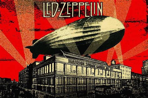 Led Zeppelin Album Cover Mothership Classic Rock Poster Led Zeppelin Albums Led Zeppelin Led