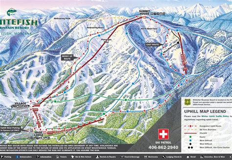 Whitefish Mountain Resort Ski Map Resort Info And Videos Pistepro