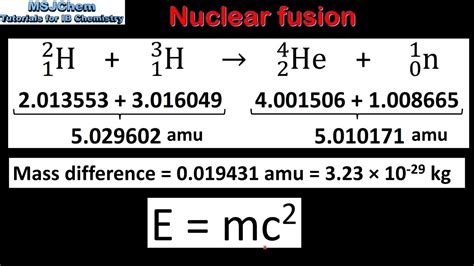 C7 Calculating Energy Released In Nuclear Reactions Hl Youtube