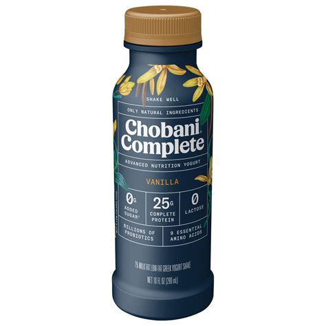 Chobani Complete Vanilla Greek Yogurt Shake - Shop Yogurt at H-E-B