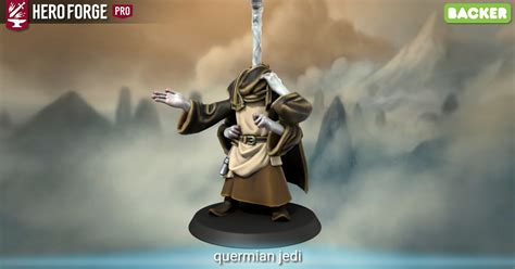Quermian Jedi Made With Hero Forge