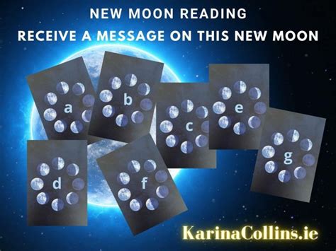New Moon Reading Lunar Oracle Cards KarinasTarot Com