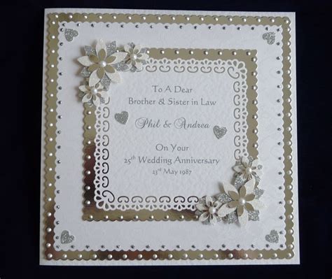 60th Diamond Wedding Anniversary Card Personalised Large Card Ebay