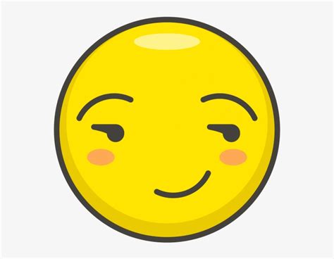 Smirking Face Emoji Png Transparent Emoji Freepngimage Smiley