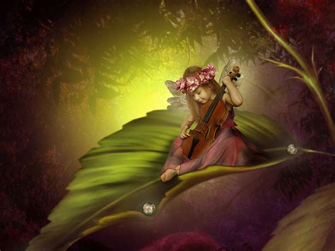 Littlest Forest Fairy Hd Wallpaper Background Image