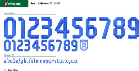 Tournament will be closer to fans than ever before, inviting everyone. FontBR Font - Vector : :: Italia Puma 2012/2013