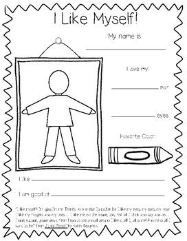 She likes to sit in an armchair curled up in a ball so that she is comfortable. I Like Myself by Daisy Green Counseling | Teachers Pay ...