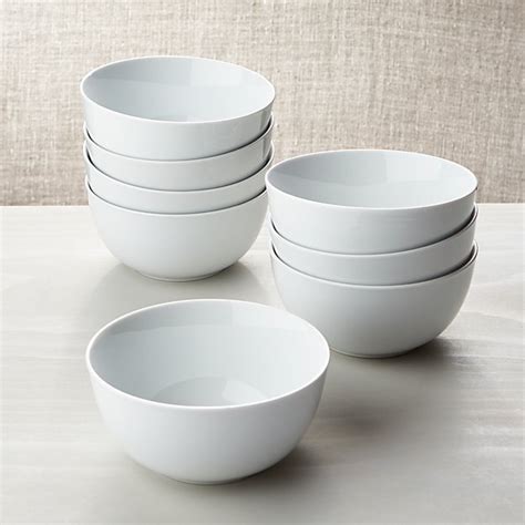 Sign up for uo rewards and get 10% off your next purchase. White Porcelain Cereal Bowls Set of 8 | Crate and Barrel