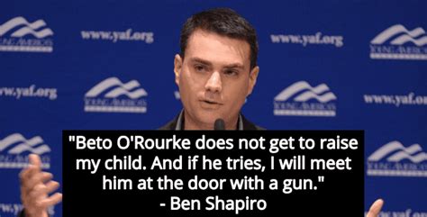 Ben Shapiro Threatens Beto Orourke With Gun Violence Because The Gays