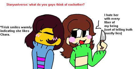 Ask Chara And Frisk 3 By Helenqueenoftheworld On Deviantart