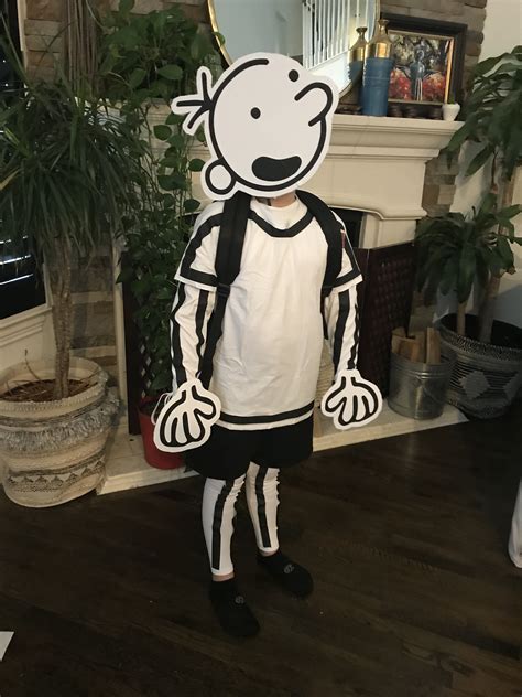 Diary Of A Wimpy Kid Diy Greg Heffley Costume Artofit