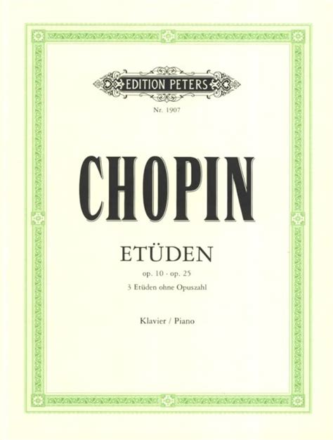 Etudes From Frédéric Chopin Buy Now In The Stretta Sheet Music Shop