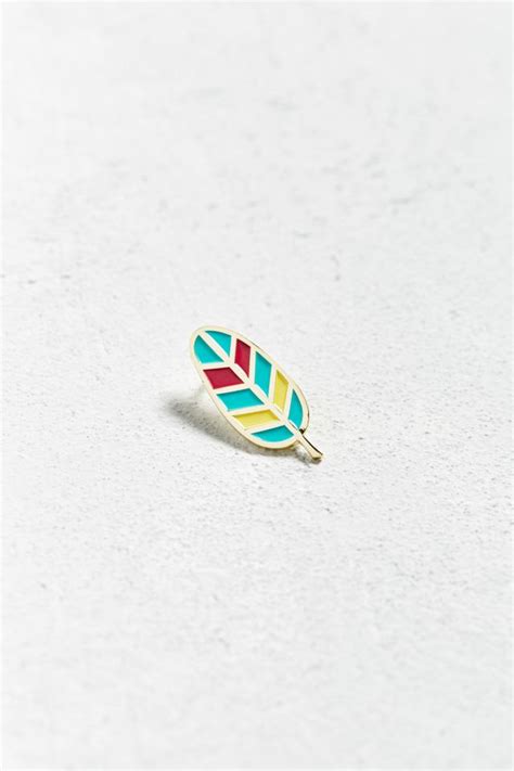 Badge Bomb X Allison Cole Feather Pin Urban Outfitters