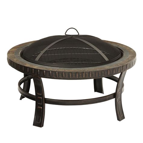 Wood Burning Fire Pit Canada Pleasant Hearth 30 Inch Slate Top Wood Burning Outdoor