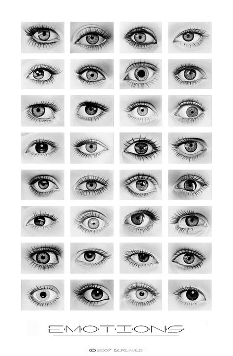 Emotions Through The Eyes Human Eye Drawing Realistic Eye Drawing