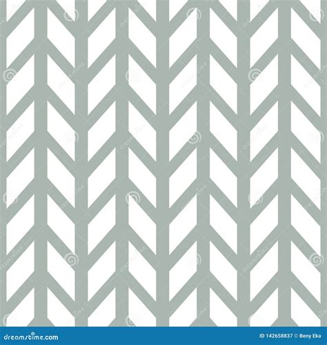Geometric Chevron Zigzag Seamless Pattern In Mint Color Retro Style For