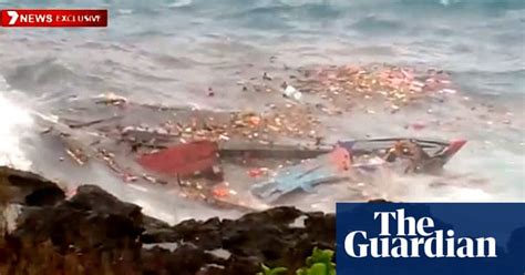 Boat Carrying Asylum Seekers Wrecked On Christmas Island Australia
