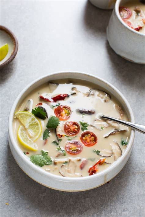 10 best thai coconut soup recipes | yummly. Thai Style Coconut Soup (Tom Kha) | Soup recipes, Food ...