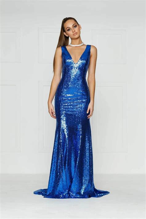 Royal Blue Sequin Dress Blue Sequin Dress Beautiful Prom Dresses