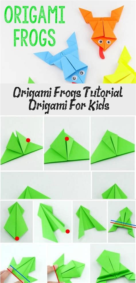 Origami Frogs Tutorial Origami For Kids Origamiweihnachten