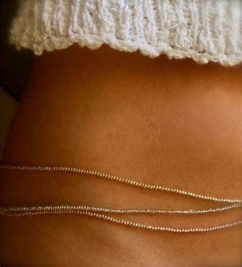 Waist Beads Gold Belly Chain T For Her Rose Gold Belly Etsy