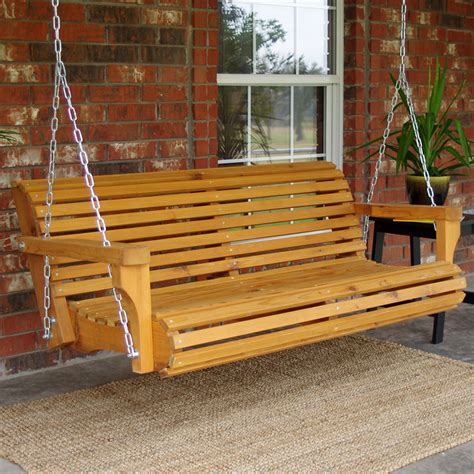 Tmp Outdoor Furniture Classic Red Cedar Garden Swing
