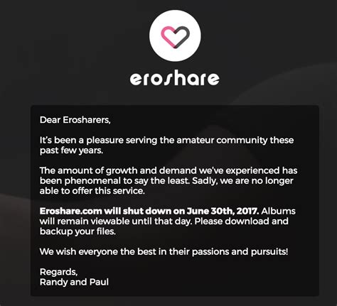 Amateur Porn Platform Eroshare Is Shutting Down Vice