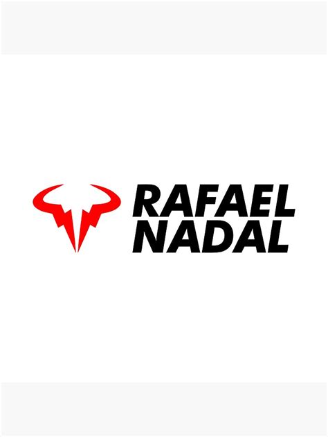 Tennis Rafael Nadallogo Poster For Sale By Ernestcrens501 Redbubble