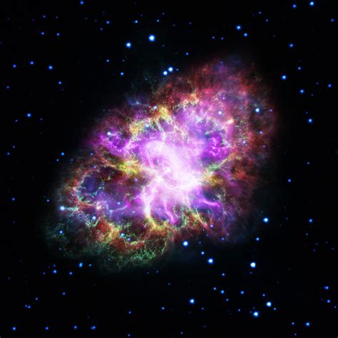 Hubble Image Of The Week Crab Nebula In Bright Neon Colors