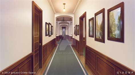 House Hallway By Gvioart On Deviantart Anime Backgrounds Wallpapers Anime Places Episode