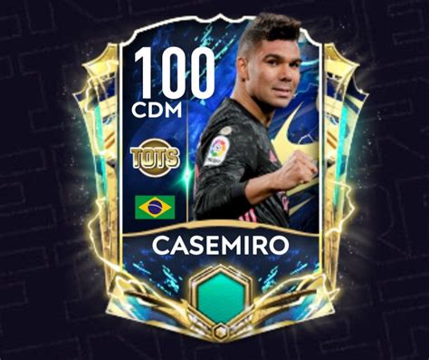 Carlos Henrique Casemiro 100 Tots Ultimate Fifa Mobile 21