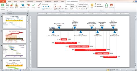 Microsoft Office Timeline Powerpoint Lanetadirectory