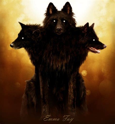 I assume you are talking about the three headed dog who guards the underworld, cerberus. Creatures - Mythology - UWSSLEC LibGuides at University of ...