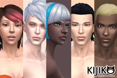 Kijiko Skin Tones Maxis Match Edition I Updated My Skin Otosection