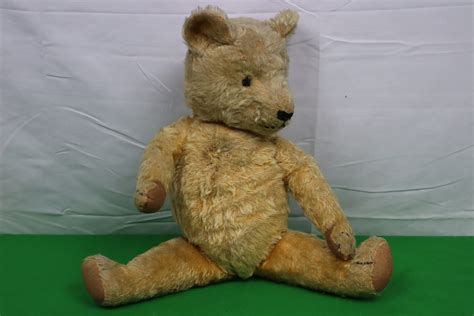 1950s Jointed Mohair Teddy Bear With Growler Large Etsy