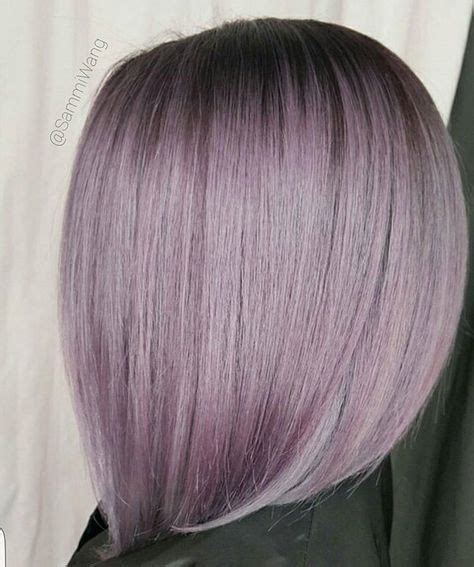 To get the desired look, you need bleached platinum or white blonde hair. Lilac Hair Color Looks