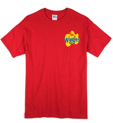 The Wiggles Red Short Sleeved T Shirt Perth Hurly Burly Hurly Burly