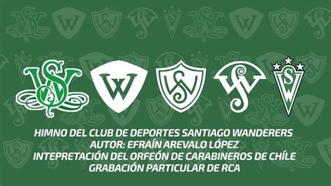 Cuenta oficial del club de deportes santiago wanderers de valparaíso. Himno del Club de Deportes Santiago Wanderers (v ...