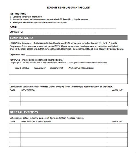 sample expense report sample   documents
