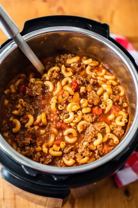 These healthy instant pot recipes are personally developed by me. Instant Pot Goulash | Recipe | Goulash, Ground beef ...