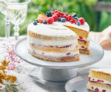 Naked Cake Mit Beeren Cookidoo The Official Thermomix Recipe Platform
