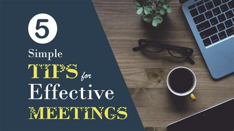 5 Simple Tips For More Effective Meetings Beenote