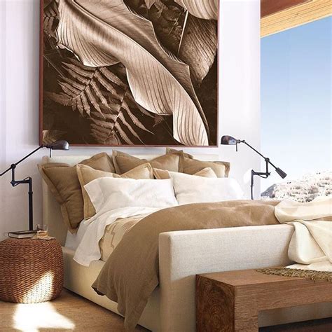 The Streamlined Desert Modern Bed Neutral Tones And Natural Textures